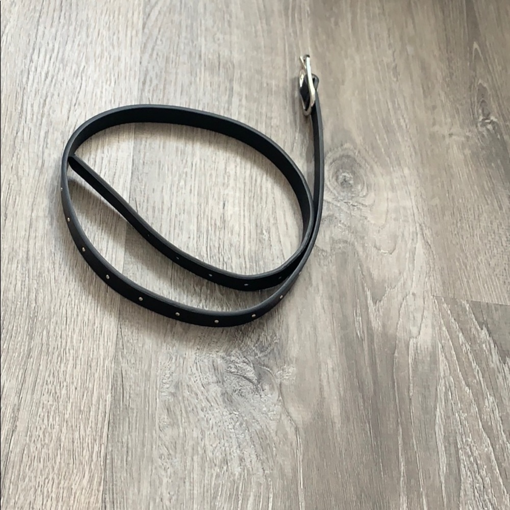 Black beaded belt